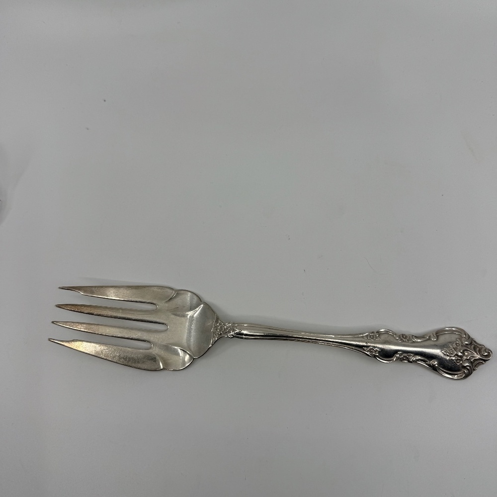 Vintage Holmes And Edwards XVI  Silverplate Marina  Cold Meat  Fork Circa 1896